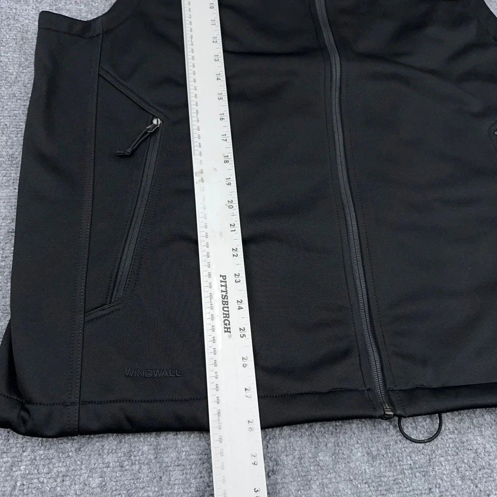 NEW The North Face Ridgewall Softshell Vest Mens XL Black DWR Zip‎ Verkada Logo
